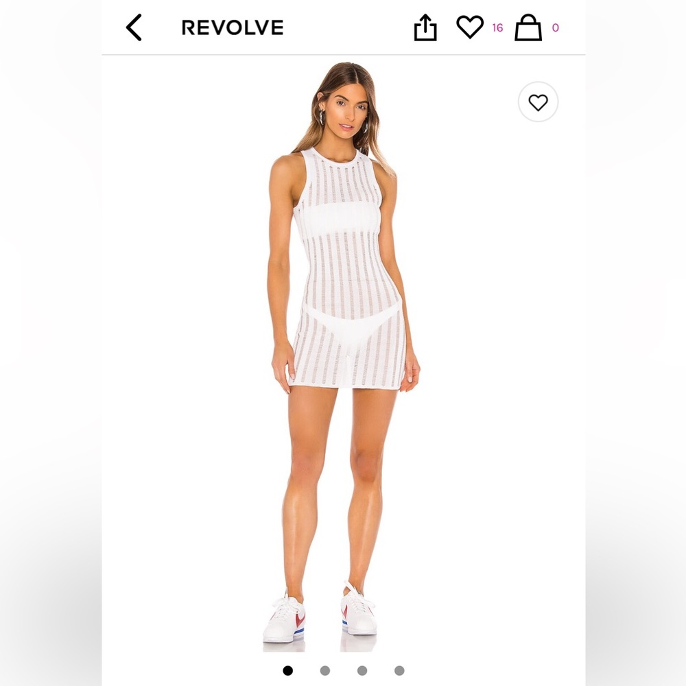 Superdown Sabina Distressed Mini Dress